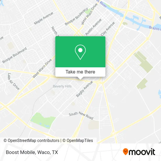 Boost Mobile map