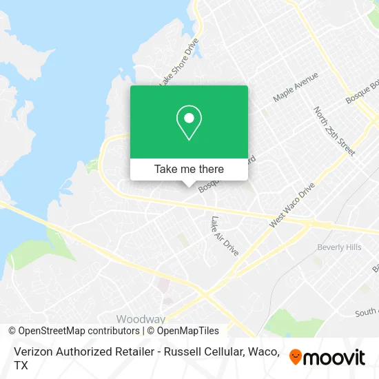 Verizon Authorized Retailer - Russell Cellular map