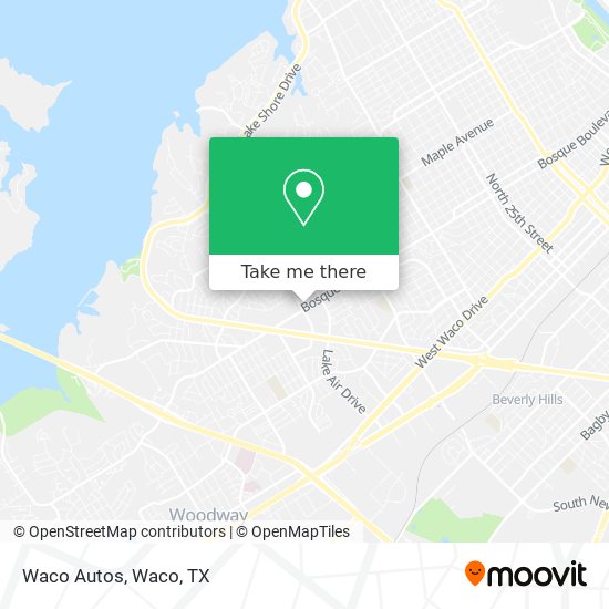 Waco Autos map