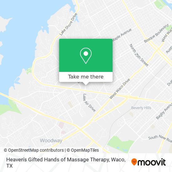 Heaven's Gifted Hands of Massage Therapy map