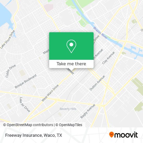 Mapa de Freeway Insurance