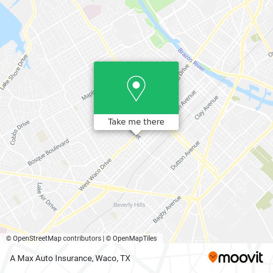 A Max Auto Insurance map