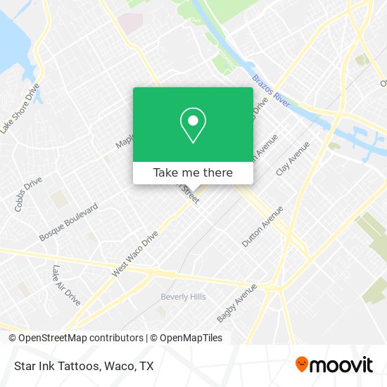 Star Ink Tattoos map