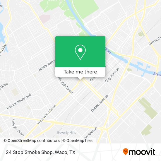 Mapa de 24 Stop Smoke Shop