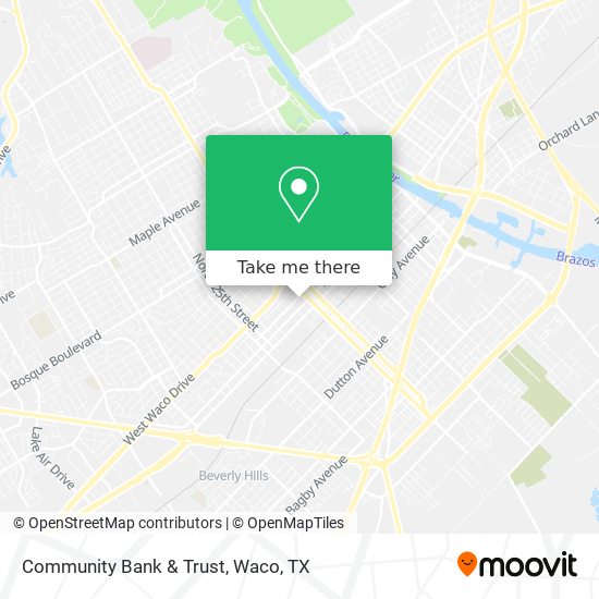 Community Bank & Trust map