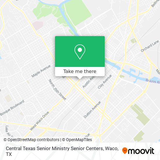 Mapa de Central Texas Senior Ministry Senior Centers