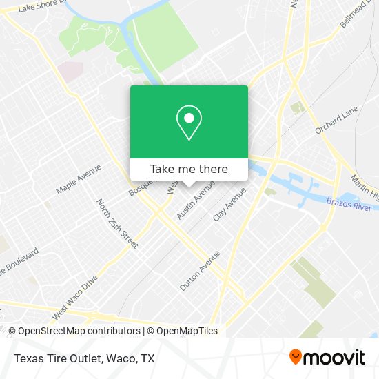 Mapa de Texas Tire Outlet