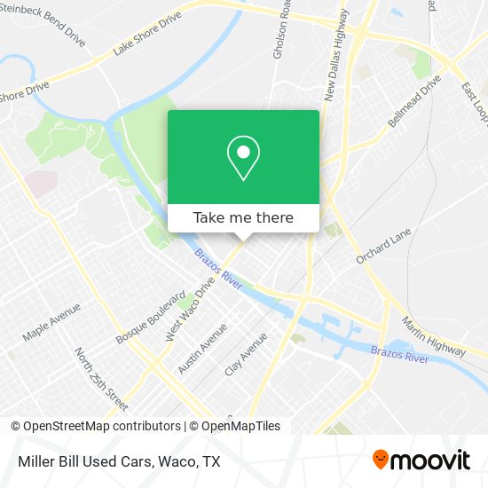 Miller Bill Used Cars map