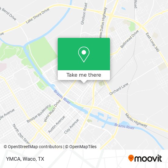 YMCA map