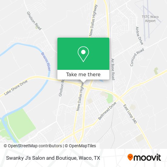 Swanky J's Salon and Boutique map