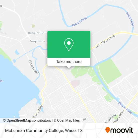 McLennan Community College map
