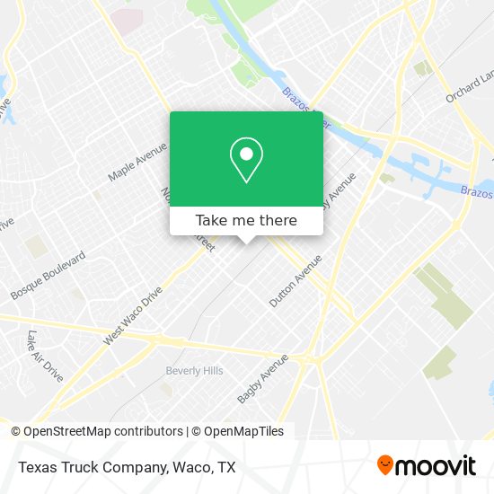 Texas Truck Company map