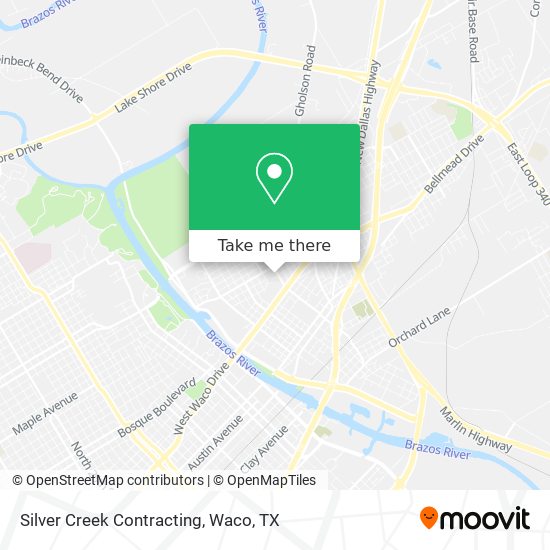 Silver Creek Contracting map