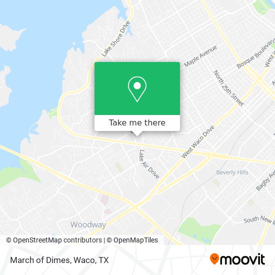 March of Dimes map