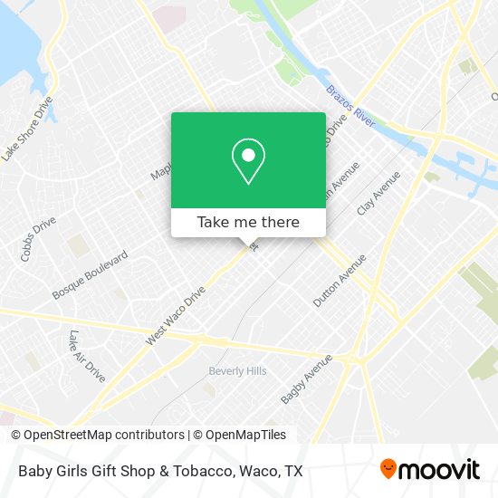 Mapa de Baby Girls Gift Shop & Tobacco