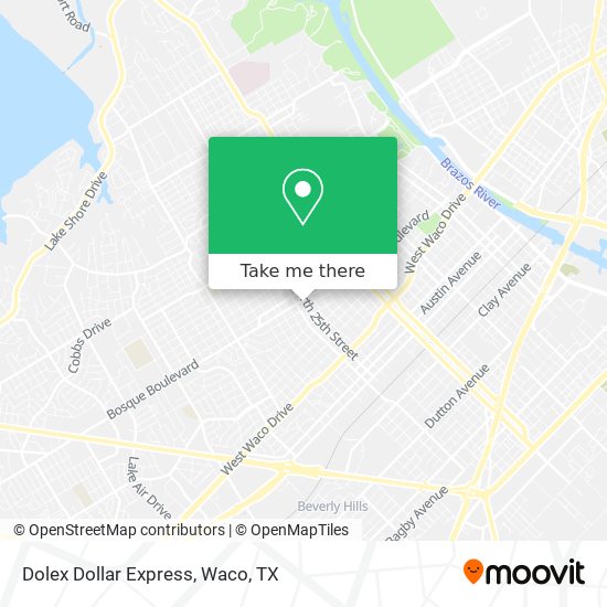 Dolex Dollar Express map