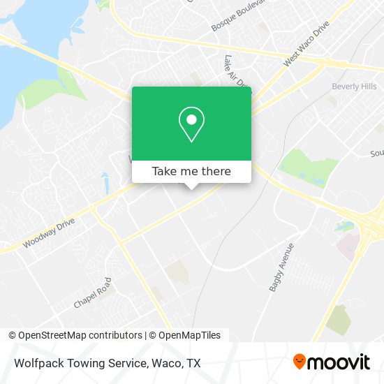 Mapa de Wolfpack Towing Service