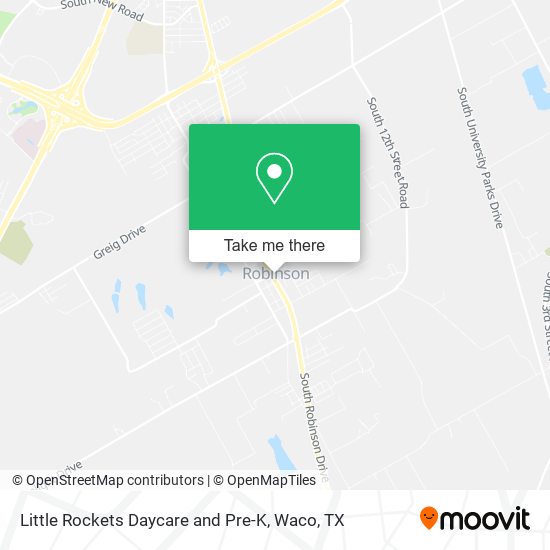 Mapa de Little Rockets Daycare and Pre-K