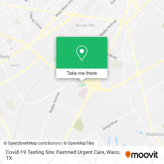 Mapa de Covid-19 Testing Site: Fastmed Urgent Care