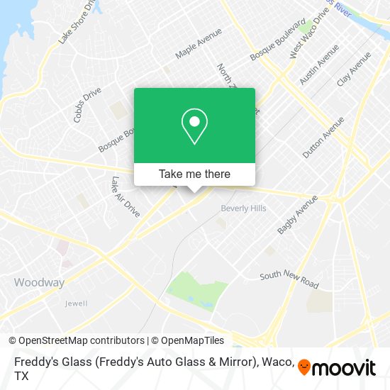 Mapa de Freddy's Glass (Freddy's Auto Glass & Mirror)