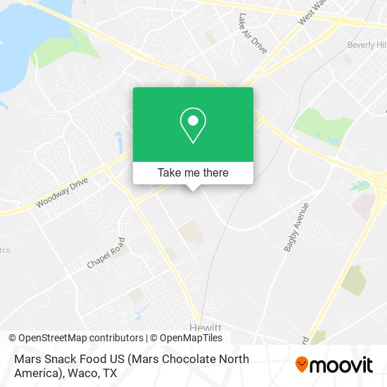 Mars Snack Food US (Mars Chocolate North America) map