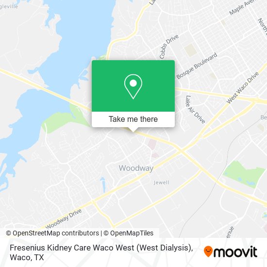 Mapa de Fresenius Kidney Care Waco West (West Dialysis)