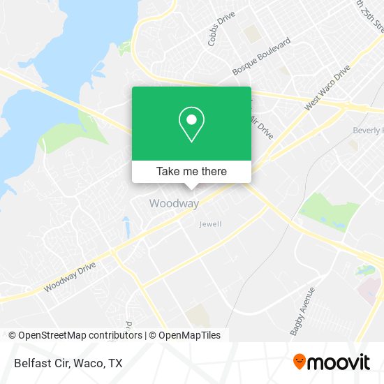 Belfast Cir map