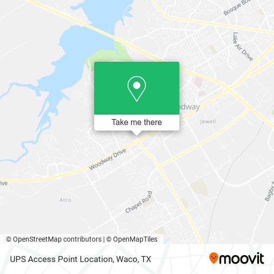 Mapa de UPS Access Point Location