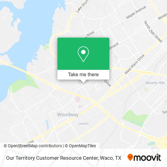 Mapa de Our Territory Customer Resource Center