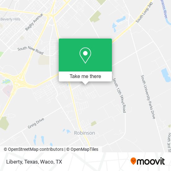 Liberty, Texas map