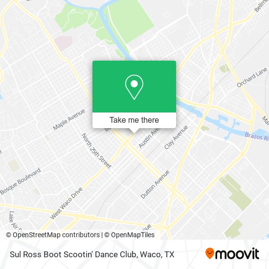 Mapa de Sul Ross Boot Scootin' Dance Club