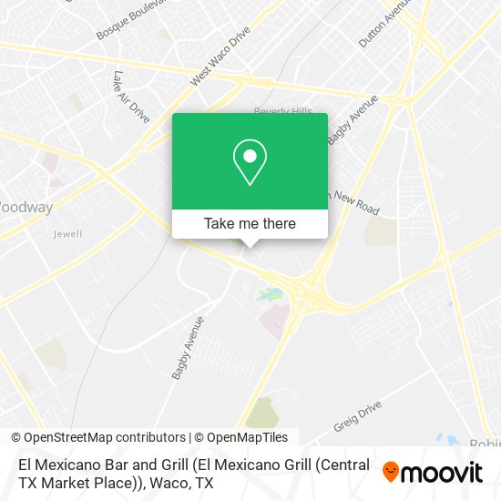 Mapa de El Mexicano Bar and Grill (El Mexicano Grill (Central TX Market Place))