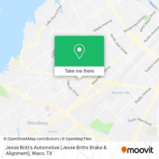 Jesse Britt's Automotive (Jesse Britts Brake & Alignment) map