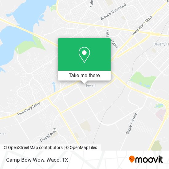 Mapa de Camp Bow Wow