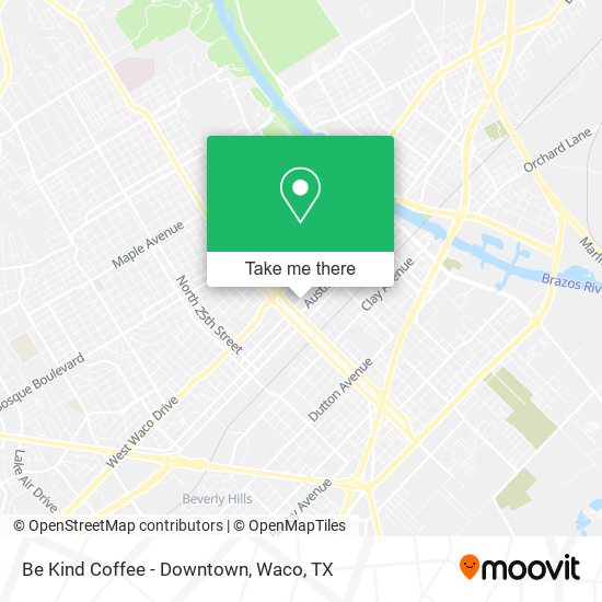 Mapa de Be Kind Coffee - Downtown