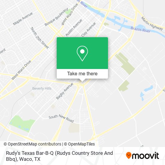 Mapa de Rudy's Texas Bar-B-Q (Rudys Country Store And Bbq)