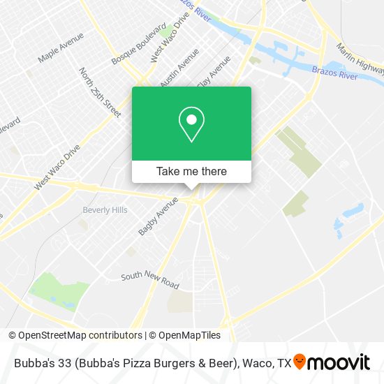 Mapa de Bubba's 33 (Bubba's Pizza Burgers & Beer)