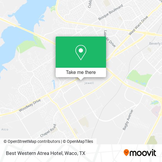 Mapa de Best Western Atrea Hotel