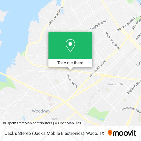 Mapa de Jack's Stereo (Jack's Mobile Electronics)