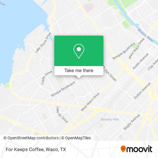 Mapa de For Keeps Coffee