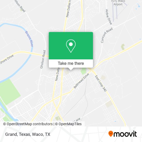 Mapa de Grand, Texas