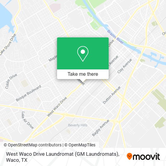 West Waco Drive Laundromat (GM Laundromats) map