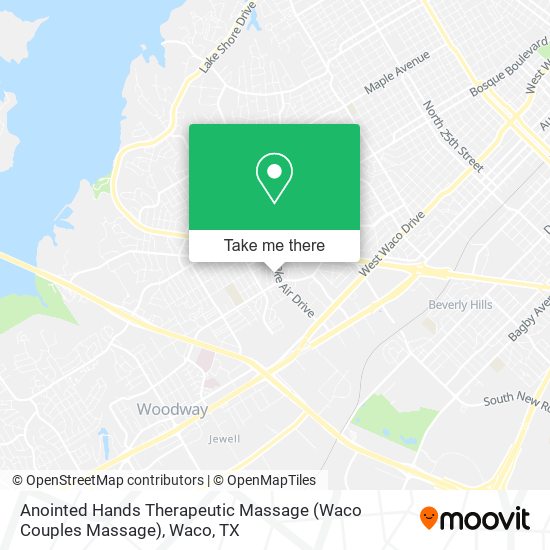 Mapa de Anointed Hands Therapeutic Massage (Waco Couples Massage)