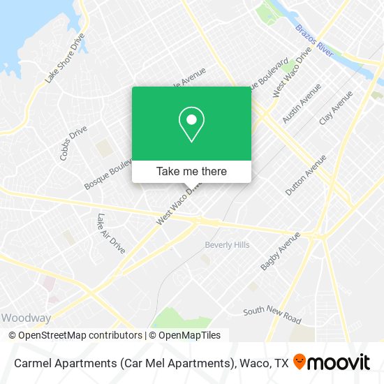 Mapa de Carmel Apartments (Car Mel Apartments)