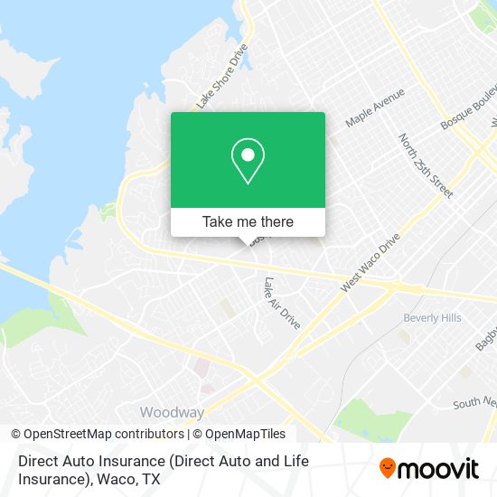 Mapa de Direct Auto Insurance (Direct Auto and Life Insurance)