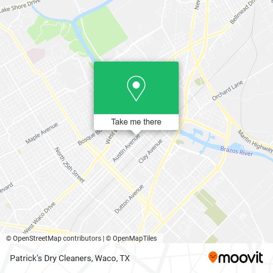 Patrick's Dry Cleaners map