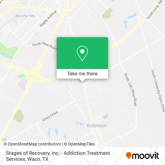 Mapa de Stages of Recovery, Inc. - Addiction Treatment Services