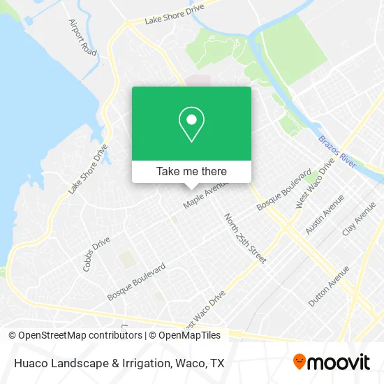 Huaco Landscape & Irrigation map