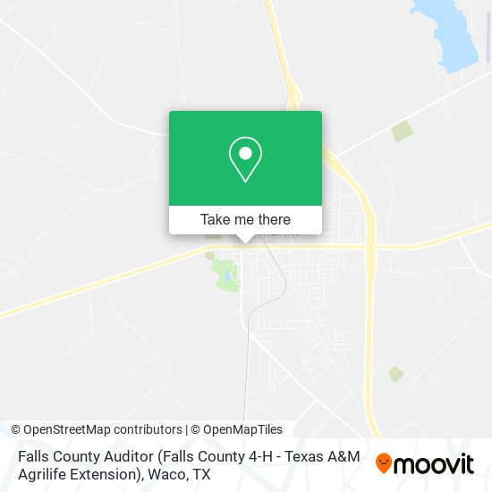 Mapa de Falls County Auditor (Falls County 4-H - Texas A&M Agrilife Extension)