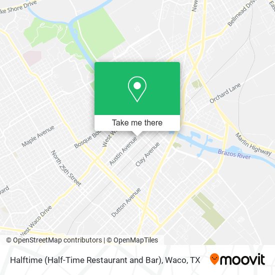 Mapa de Halftime (Half-Time Restaurant and Bar)